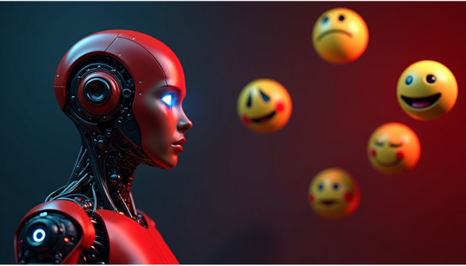 futuristic AI text extraction from image visualization