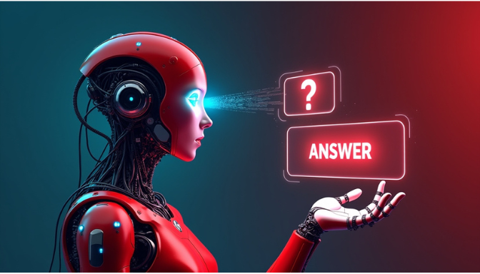 futuristic AI text extraction from image visualization