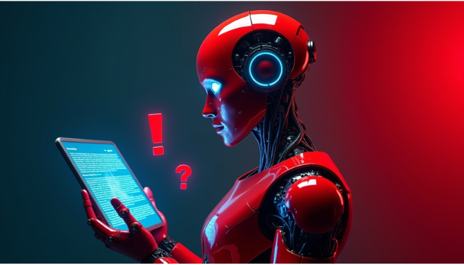 futuristic AI text extraction from image visualization