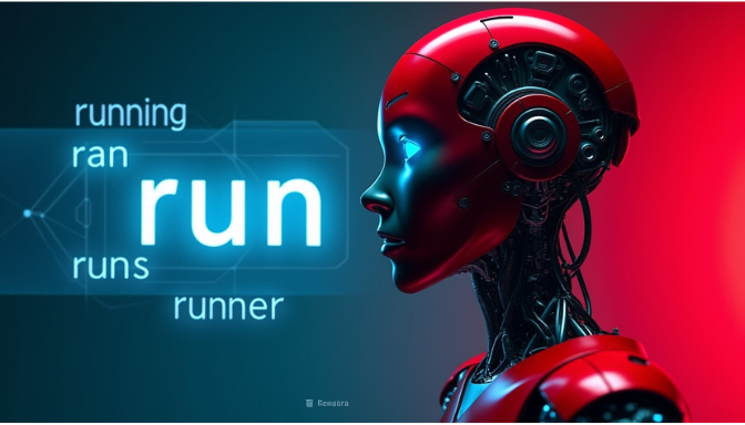 futuristic AI text extraction from image visualization