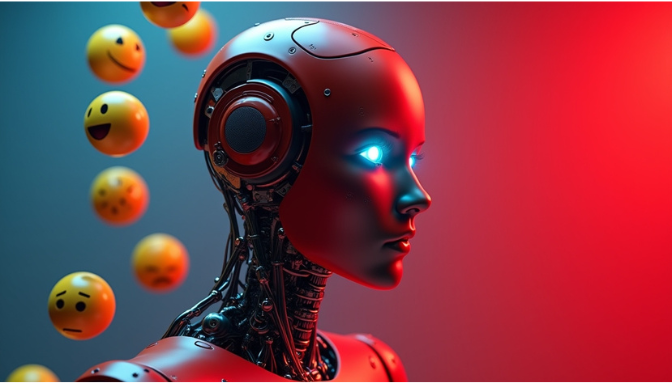 futuristic AI text extraction from image visualization