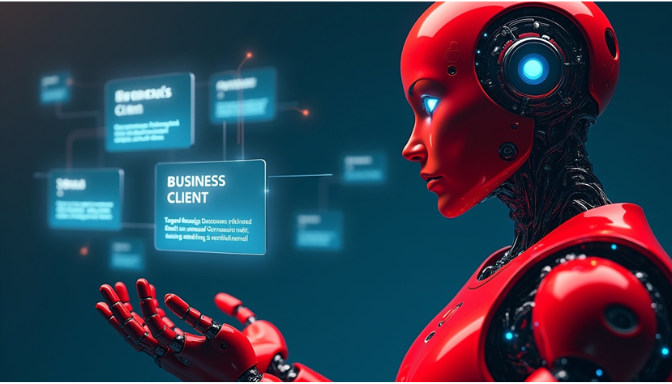 futuristic AI text extraction from image visualization